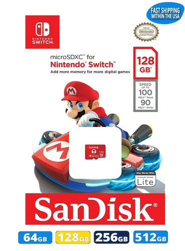Sandisk nintendo switch scheda - nintendo,