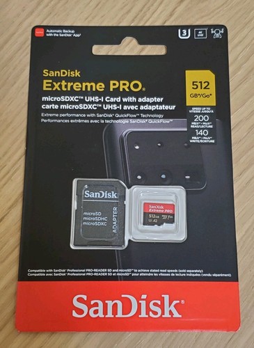 Sandisk 512 extreme pro - gb,